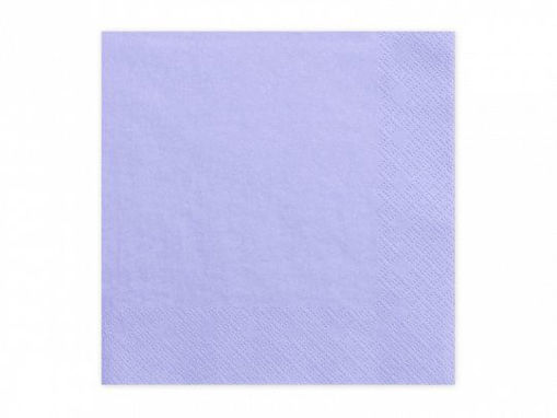 Picture of NAPKINS 3 LAYERS LILAC 33X33CM - 20 PACK